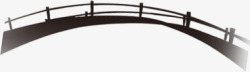 黑色拱桥海报背景七夕情人节素材