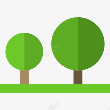 树木集合树图标图标