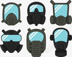 防护面具防护面具矢量图高清图片