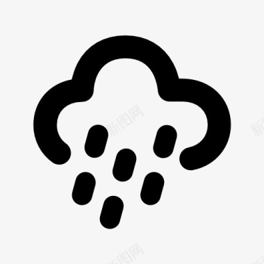 下雨天空HardrainCloud图标图标