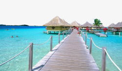 马尔代夫水屋度假村素材