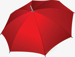 红色的雨伞矢量图素材