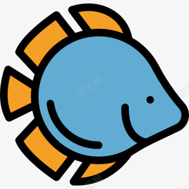 肉类三文鱼鱼图标图标
