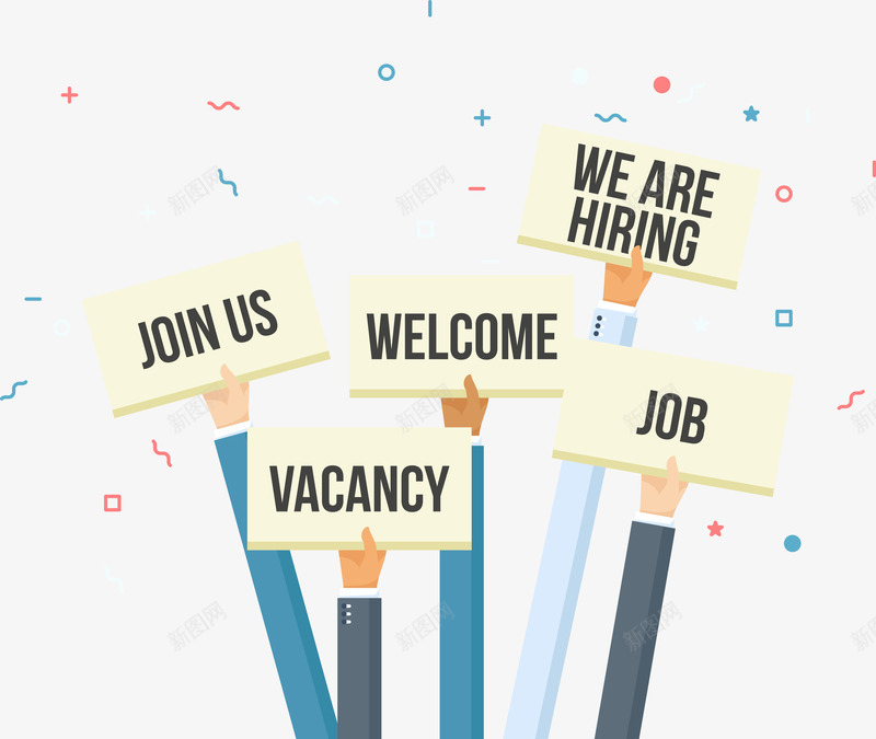欢呼雀跃的手举招聘牌子png免抠素材_88icon https://88icon.com 加入我们 参加 工作 应聘 彩带 手 招募 招聘 欢呼 欢迎 欢迎你参加 求才 社团