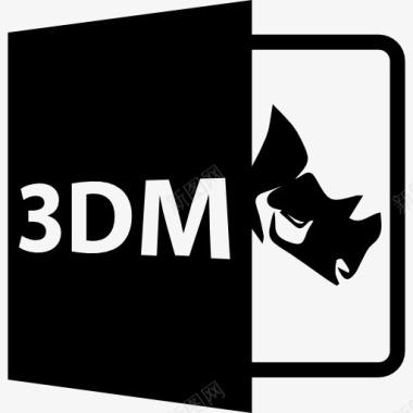 国庆节DM3dm文件格式扩展图标图标