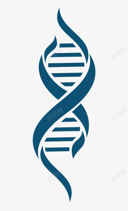 手绘蓝色DNA结构图png免抠素材_88icon https://88icon.com DNA 免抠图 抠图 插画 蓝色DNA 装饰画