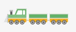 火车头标志卡通简约装饰卡通火车头装饰高清图片