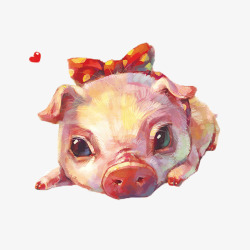 猪仔慵懒的猪高清图片