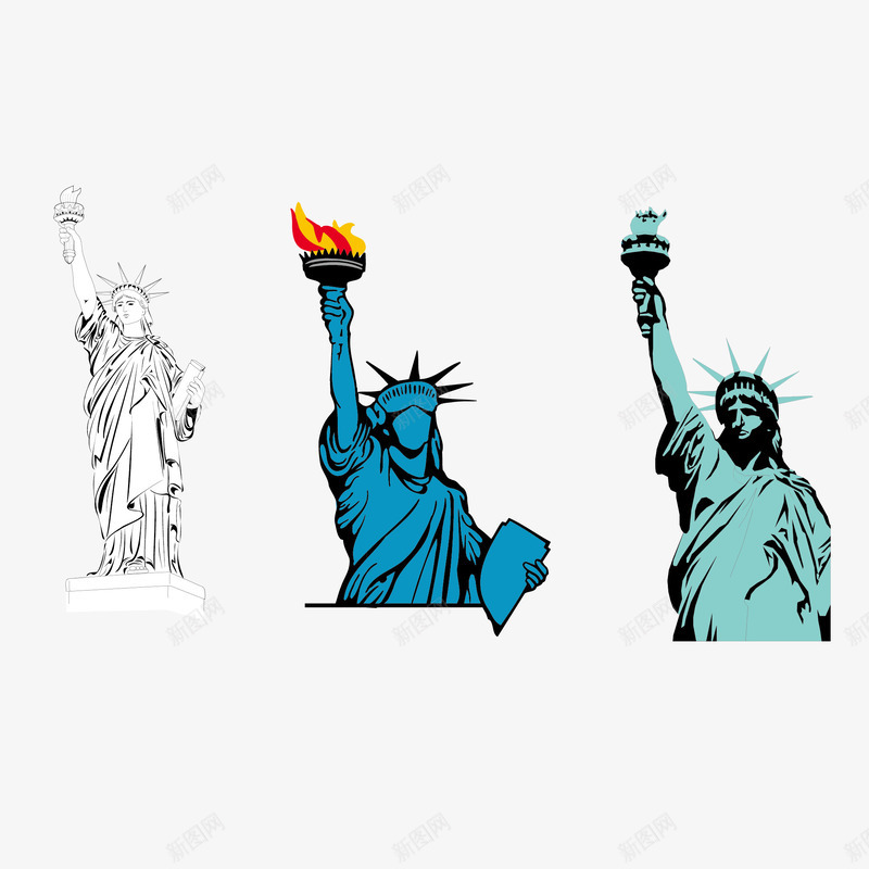自由女神合集png免抠素材_88icon https://88icon.com 合集 素材 自由女神