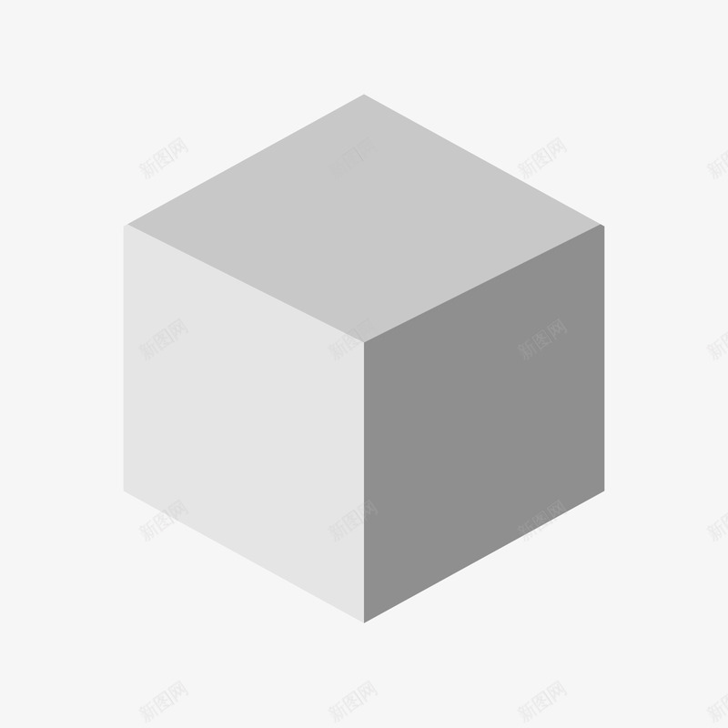 灰色立体方形盒子元素矢量图ai免抠素材_88icon https://88icon.com 光泽 卡通插画 方面 灰色 盒子 立体 素描 绘画 质感 矢量图