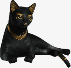 护卫黑猫高清图片