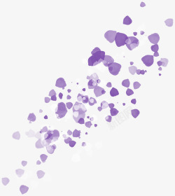 动感紫色丝绸动感花瓣高清图片