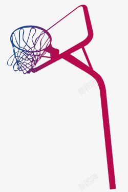 篮球板插画素材