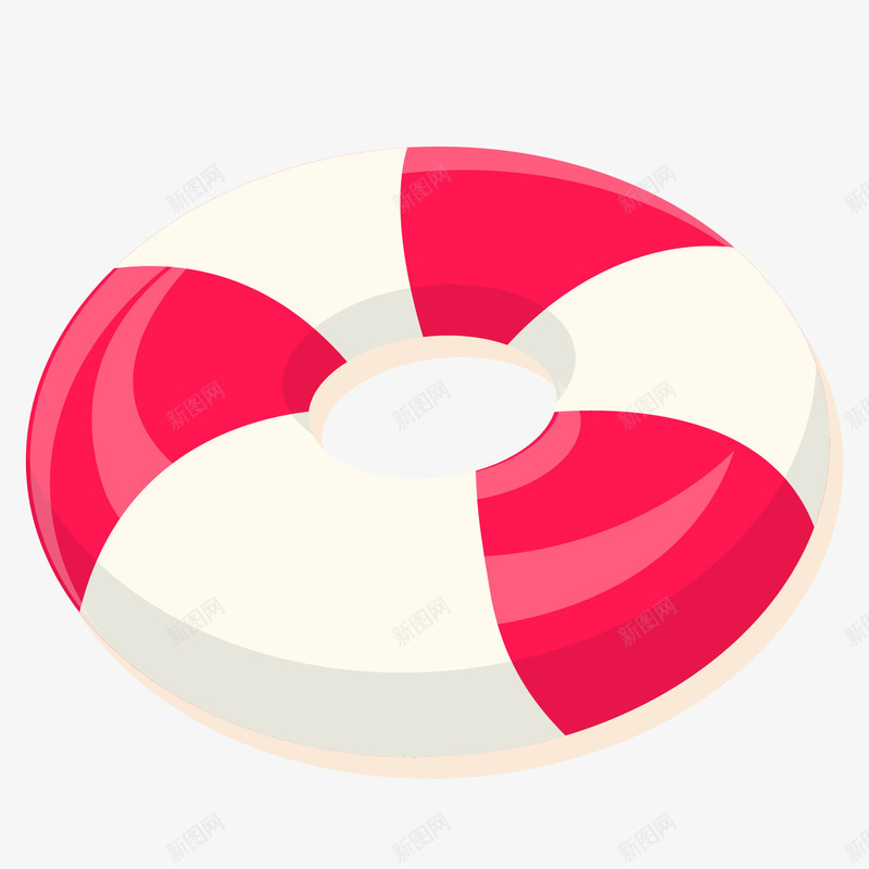 彩色圆弧救生圈元素矢量图ai免抠素材_88icon https://88icon.com 光泽 卡通插画 彩色 扁平化 救生圈 渐变 游泳 矢量图