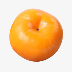 秋季水果时令水果脆柿子硬柿子实素材