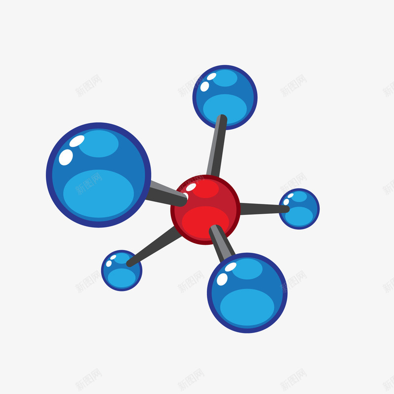 彩色圆球科技元素矢量图ai免抠素材_88icon https://88icon.com 光泽 反光 圆球 基因 彩色 科技 链接 矢量图