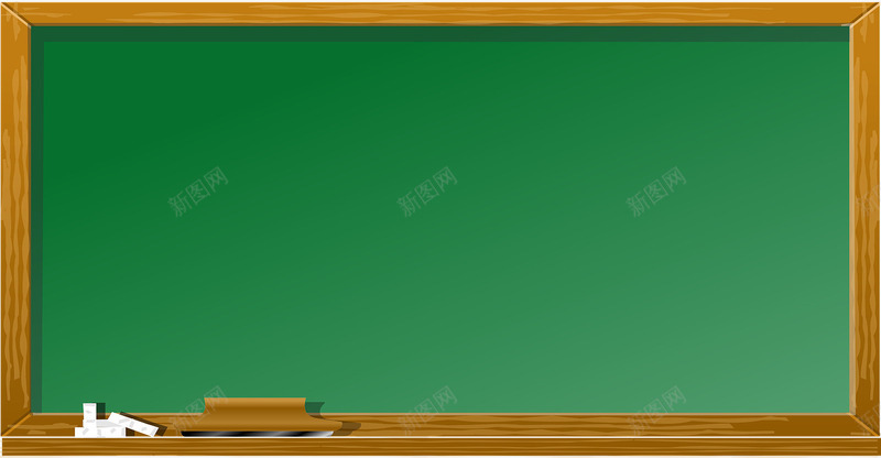 黑板开学季png免抠素材_88icon https://88icon.com 学校 教学用品 教师节 粉笔 绿色