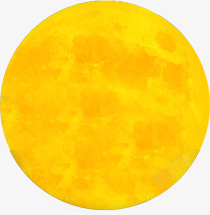 月亮黄色海报背景七夕情人节素材
