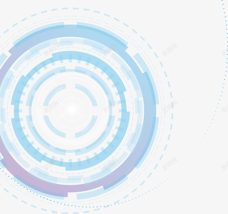 抽象科技几何圆环png免抠素材_88icon https://88icon.com 几何 圆环 抽象 科技