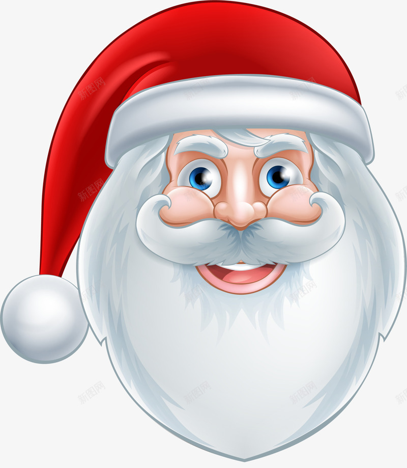 圣诞节圣诞老人头像png免抠素材_88icon https://88icon.com 圣诞老人头像 圣诞节 开心 笑脸 红色圣诞帽 红色帽子