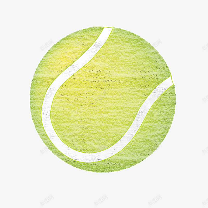 圆形棒球的粉笔画png免抠素材_88icon https://88icon.com 可爱 圆形 学校板报 棒球 绿色 网球 黄绿色 黑板粉笔画