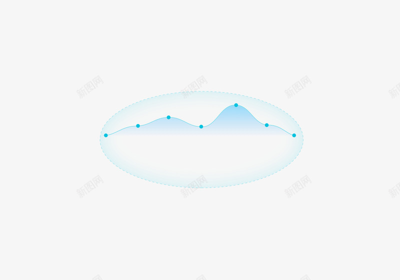 蓝色科技大山装饰png免抠素材_88icon https://88icon.com 大山 科技 蓝色 装饰