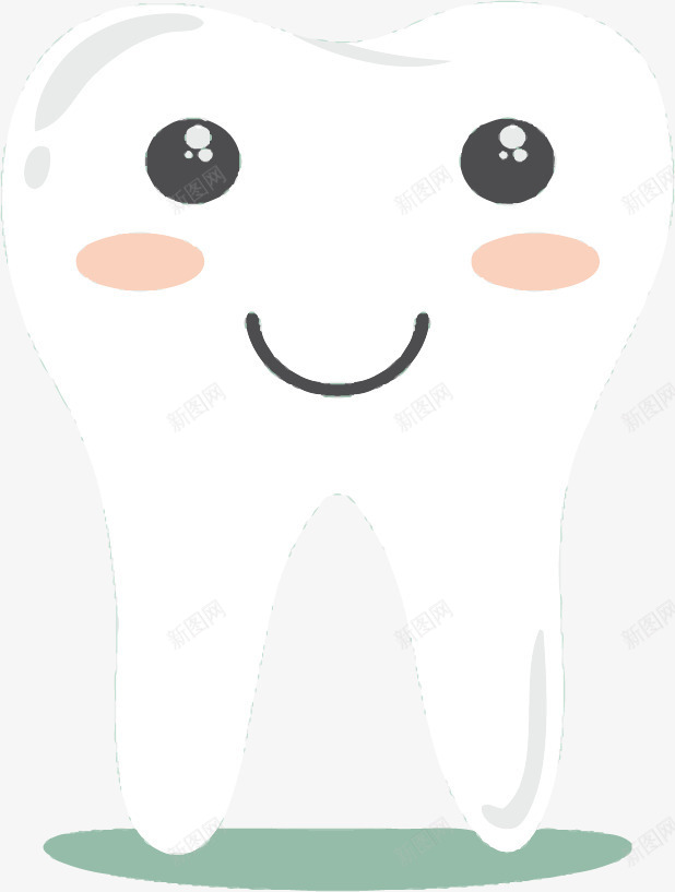 笑脸牙齿矢量图ai免抠素材_88icon https://88icon.com 海报素材 牙齿健康 牙龈 牙龈健康刷牙防蛀牙 矢量可编辑 矢量图