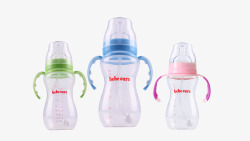 实物透明奶瓶商品素材