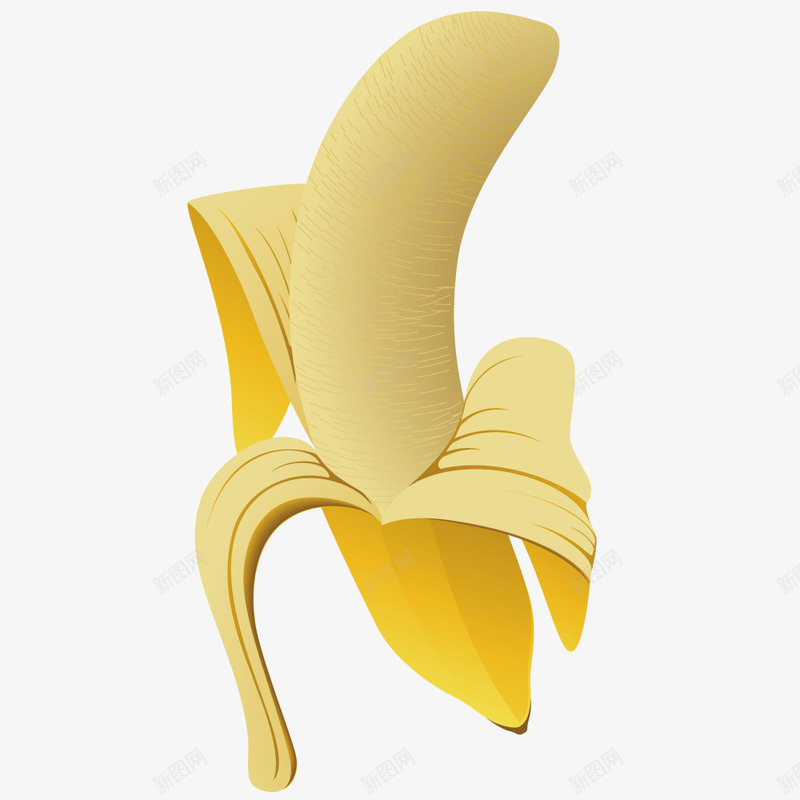 水果大合集矢量图eps免抠素材_88icon https://88icon.com 剥开的香蕉 香甜好吃的手绘香蕉图片 香蕉 黄色的香蕉 矢量图