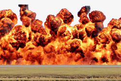 燃烧的炸弹核弹爆炸烟雾摄影高清图片