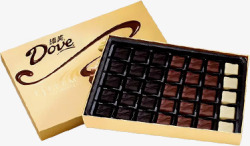 巧克力礼盒德芙巧克力礼盒七夕情人节高清图片