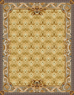 植绒材质欧式地毯图矢量图素材