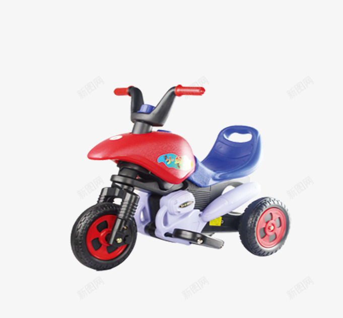 红紫色三轮车png免抠素材_88icon https://88icon.com 儿童玩具 娱乐 玩具 车