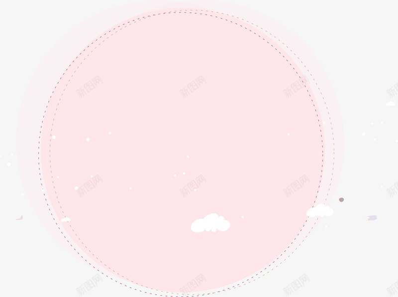 粉色线条边框png免抠素材_88icon https://88icon.com AI 卡通 底纹 手绘 插画 粉色 线条 背景 边框