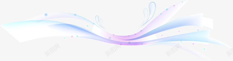 蓝紫色渐变清新风格弧线png免抠素材_88icon https://88icon.com 商务 弧线 弯曲 曲线 淡雅 清新 渐变 科技 科技弧线 线条