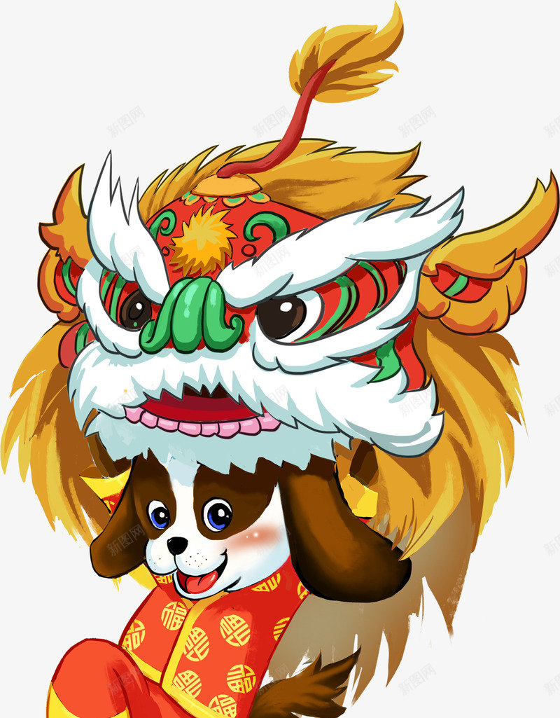 新年手绘卡通装饰狗狗拜年海报设png免抠素材_88icon https://88icon.com 2018年新年装饰 挂历设计 新年喜庆海报设计 新年快乐 新年手绘卡通装饰狗狗拜年海报设计免费下载 新年装饰插画 海报装饰画画 狗年快乐