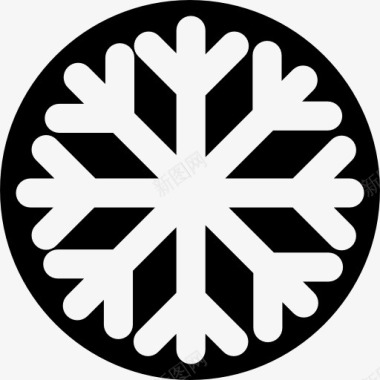 三个圈SnowflakeButton图标图标