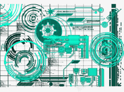 科技电路图素材