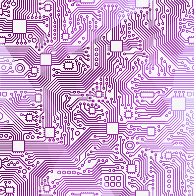 紫色科技底纹图案png免抠素材_88icon https://88icon.com 底纹图案 电路线条 紫色科技 线路