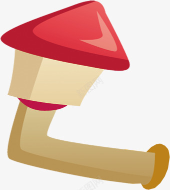 手绘春天红色房屋png免抠素材_88icon https://88icon.com 房屋 春天 红色