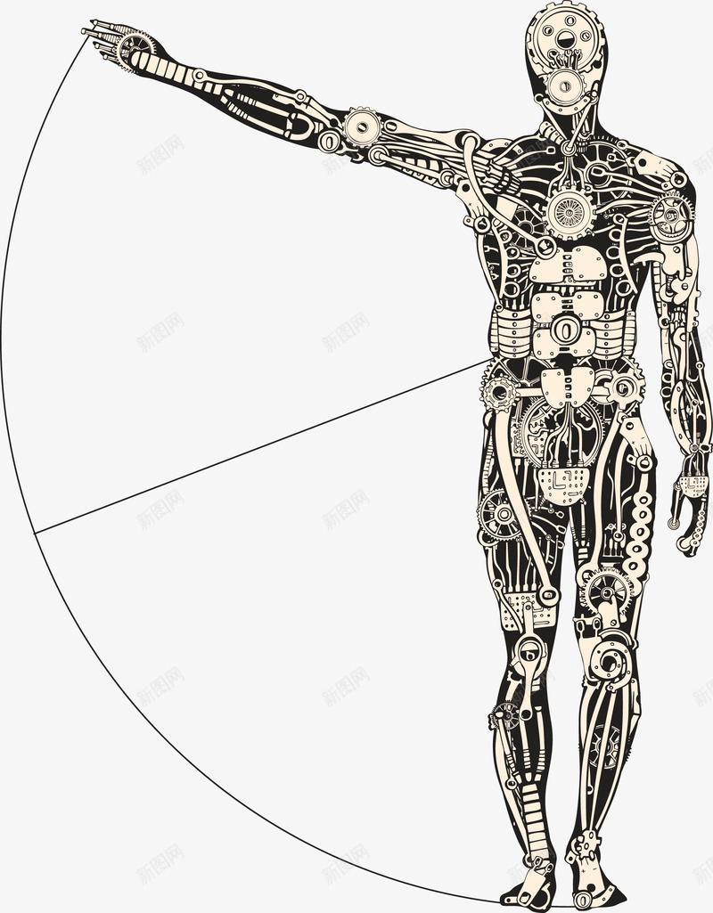 科技机械人体构造png免抠素材_88icon https://88icon.com 人体构造 机械 科技 装饰