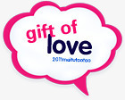 礼物大派送giftoflove爱的礼物紫色云朵图标七夕情人节图标