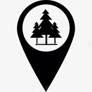 森林WoodsMarker图标图标