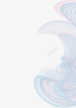 杂乱科技曲线素材