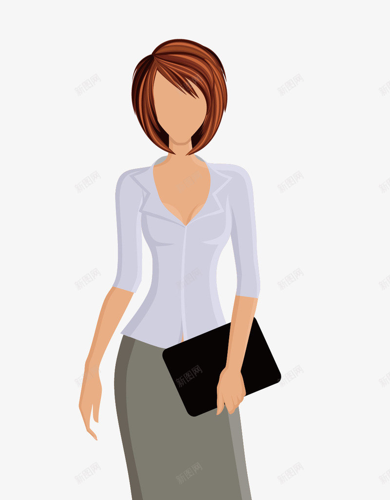 卡通扁平化候选人女生矢量图eps免抠素材_88icon https://88icon.com 人物 候选人 候选人png 卡通候选人 扁平化女生候选人 矢量候选人 选手 面试 矢量图