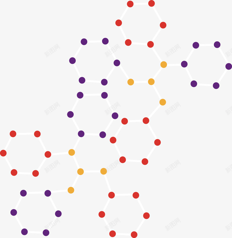 科技网状结构体png免抠素材_88icon https://88icon.com 六边形 分子结构 化学分子 矢量png 结构图 网状结构