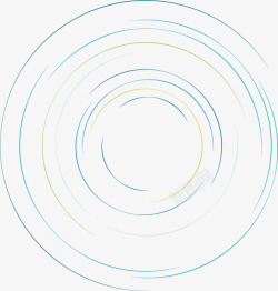 渐变圆圈手绘蓝色圆圈虚线高清图片