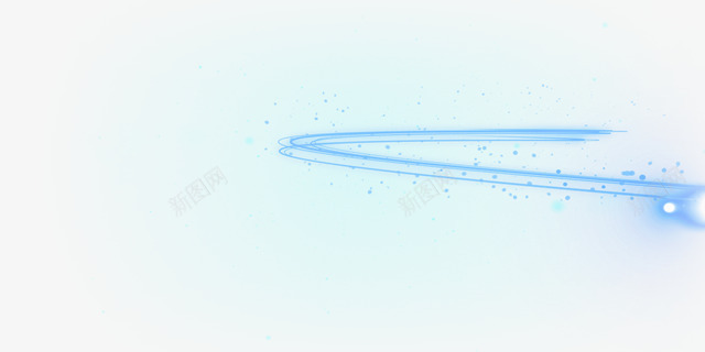蓝色科技光效海报装饰png免抠素材_88icon https://88icon.com 海报 科技 蓝色 装饰