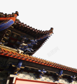 中国风实拍古风屋檐素材