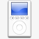 iPod蓝色MP3播放器iPod的颜色素材